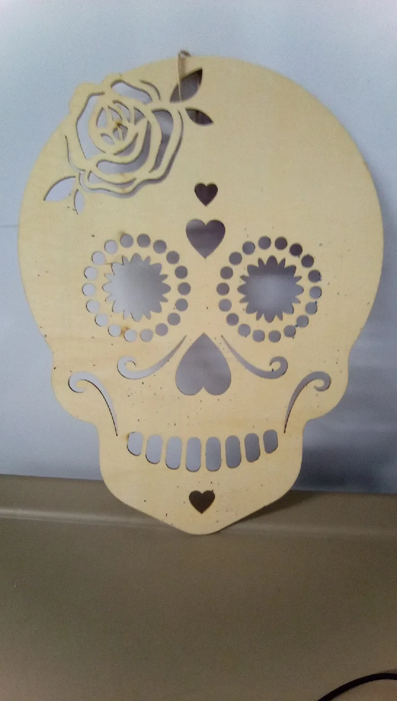 Sugar Skull Decoration for Halloween 🧡 thumbnail