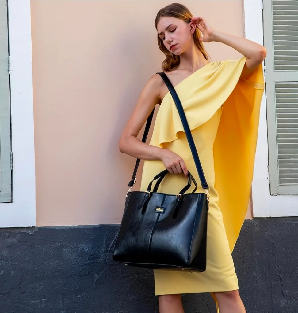 Badgley Mischka Black Tote Bag image indicator(6)