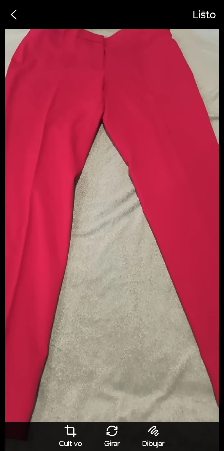 Calvin Klein Red Highline Pants - Size 6P image indicator(2)
