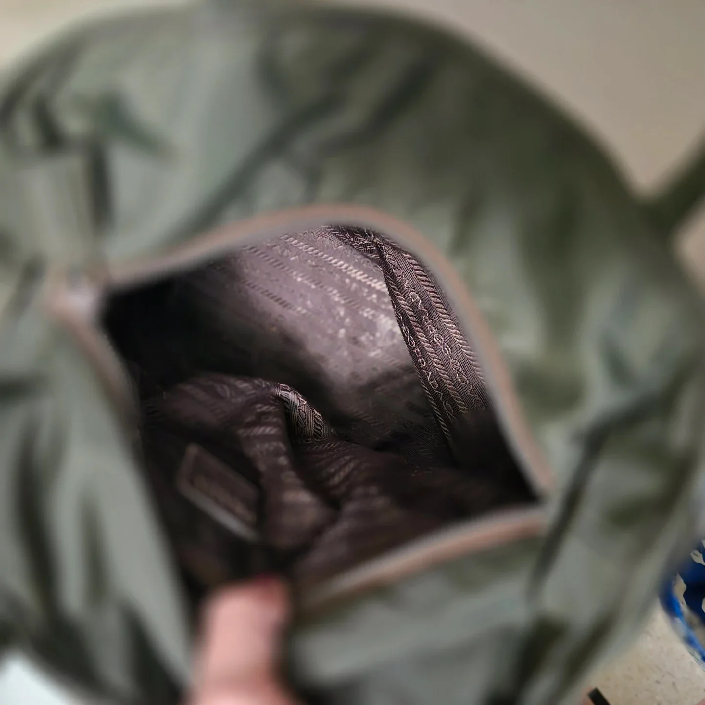 Prada Nylon Tote Bag image indicator(9)