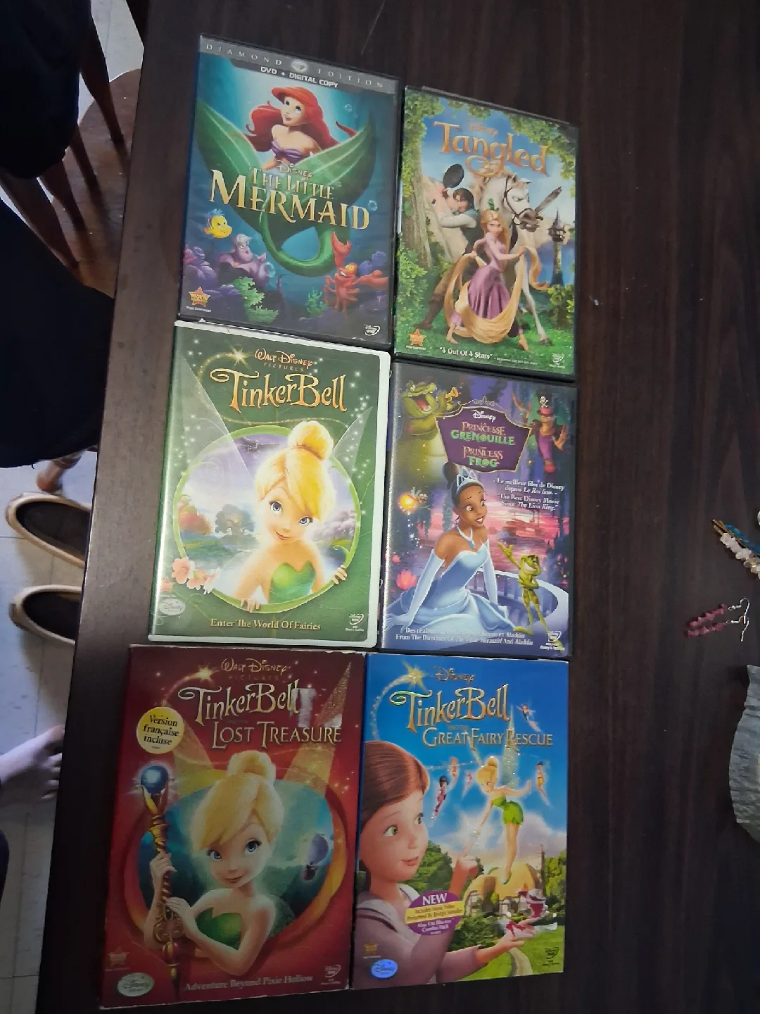 Disney DVDs: The Little Mermaid, Tangled, Tinkerbell & More! thumbnail