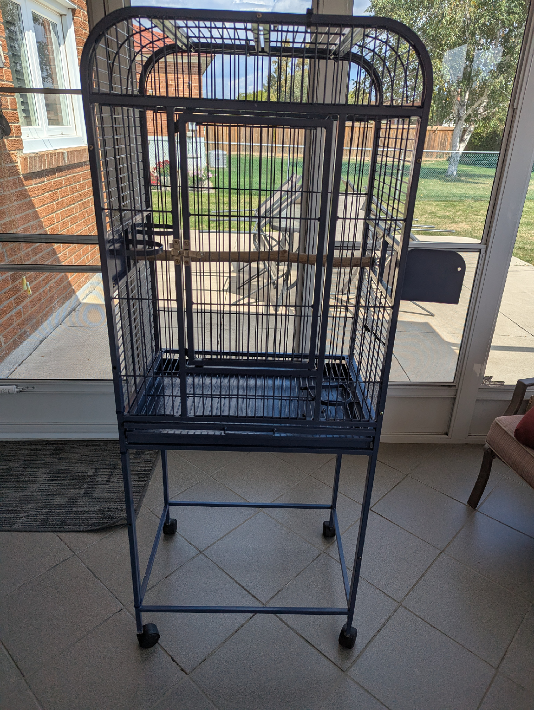 Large Bird Cage with Stand