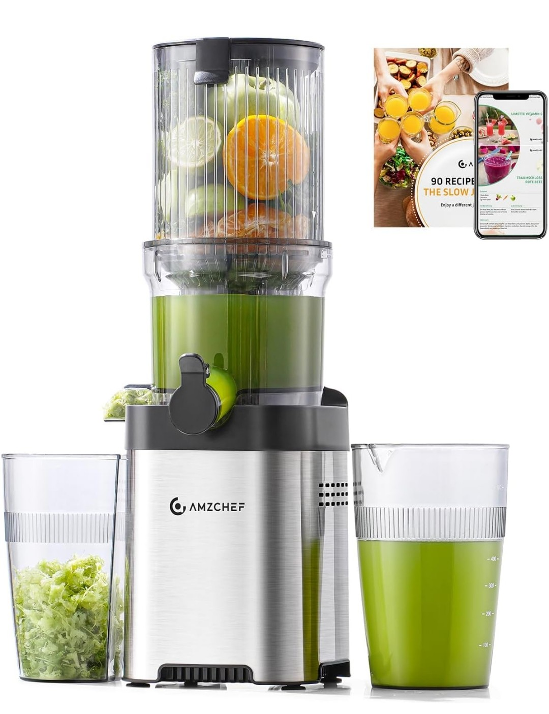 AMZCHEF Slow Masticating Juicer