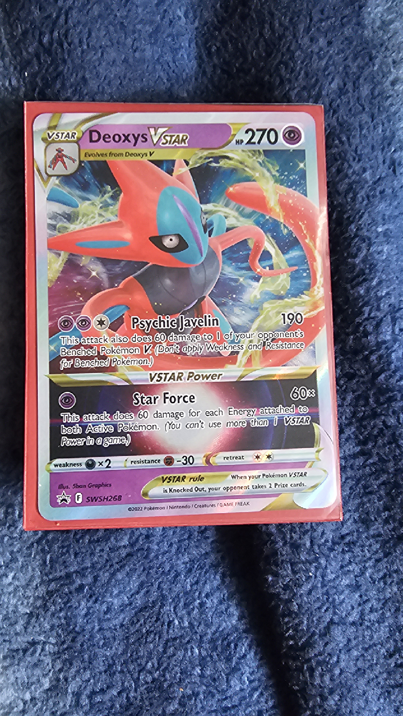 Deoxys VSTAR Pokémon Card
