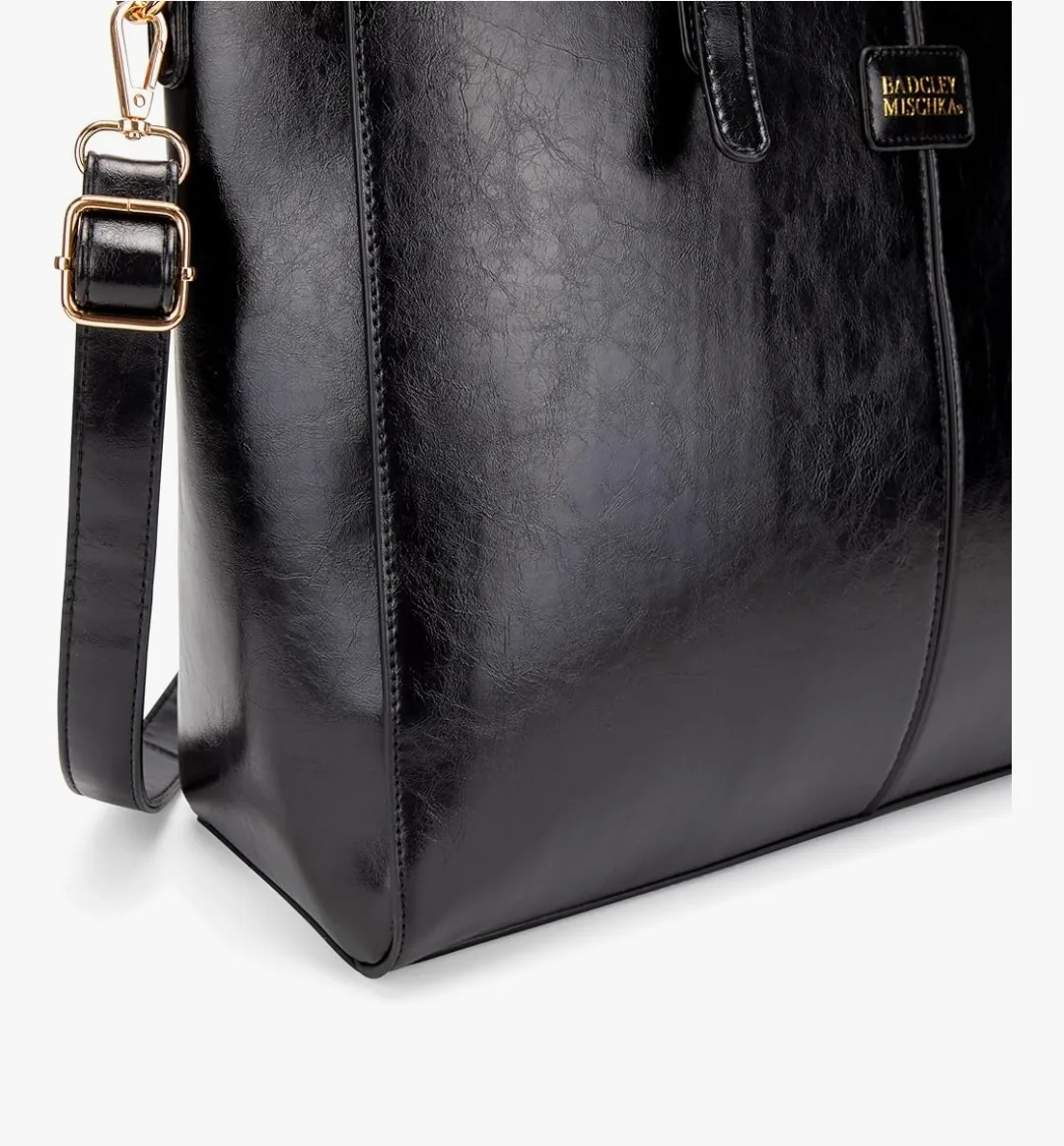 Badgley Mischka Black Tote Bag image indicator(5)