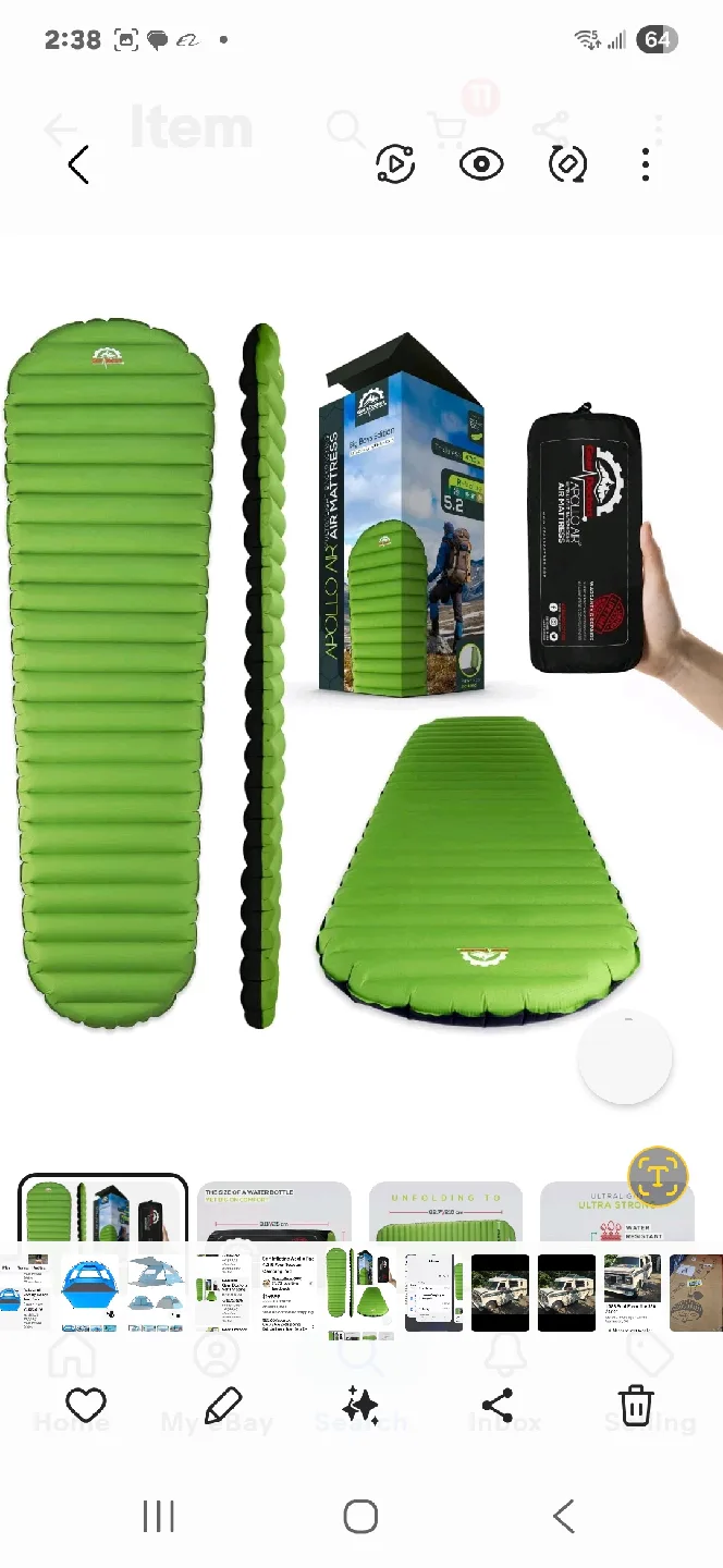 New Gear Doctors Apollo 4.3 R Camping Pad image indicator(2)