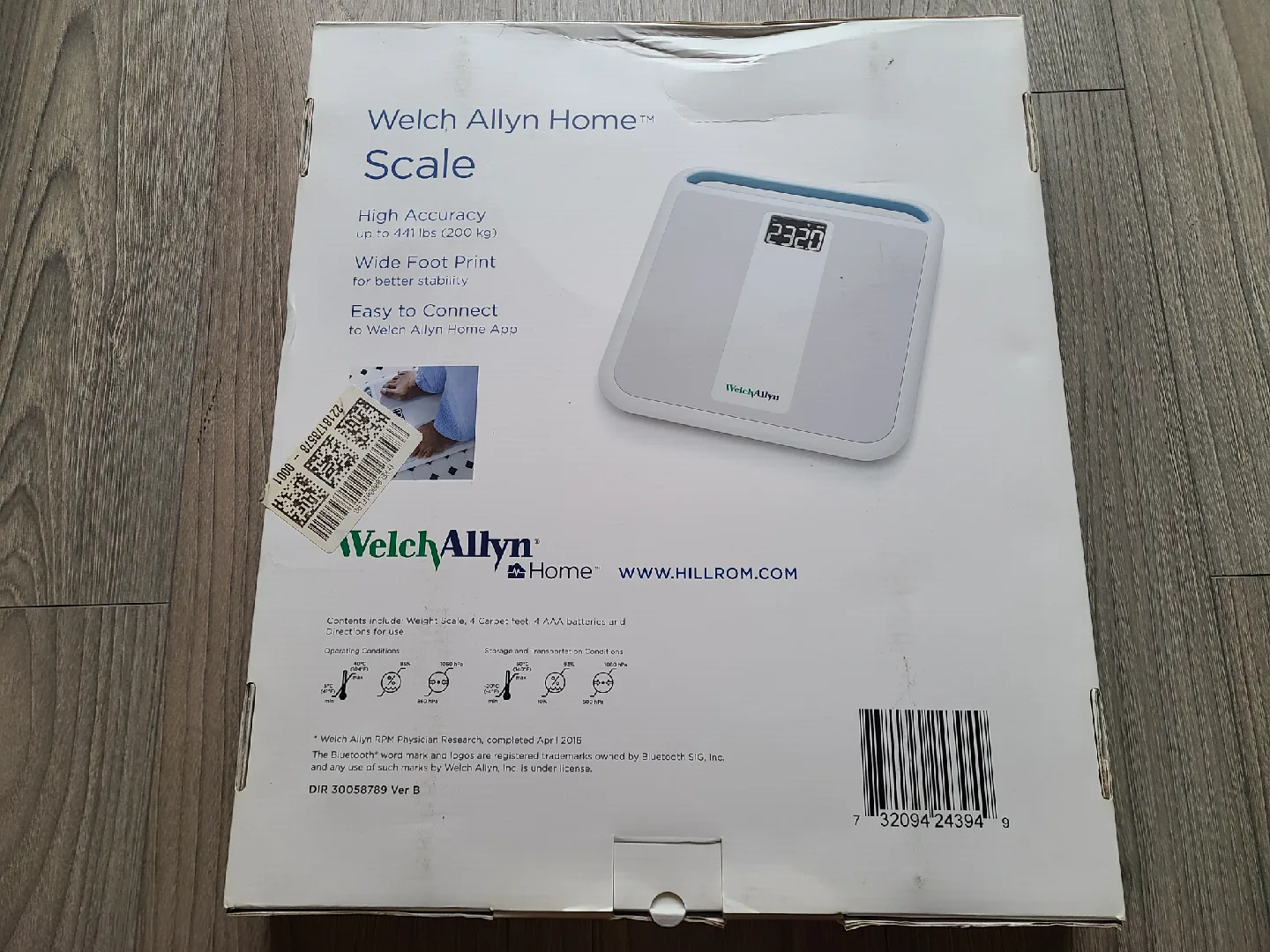Welch Allyn Home Scale - smart scale image indicator(3)