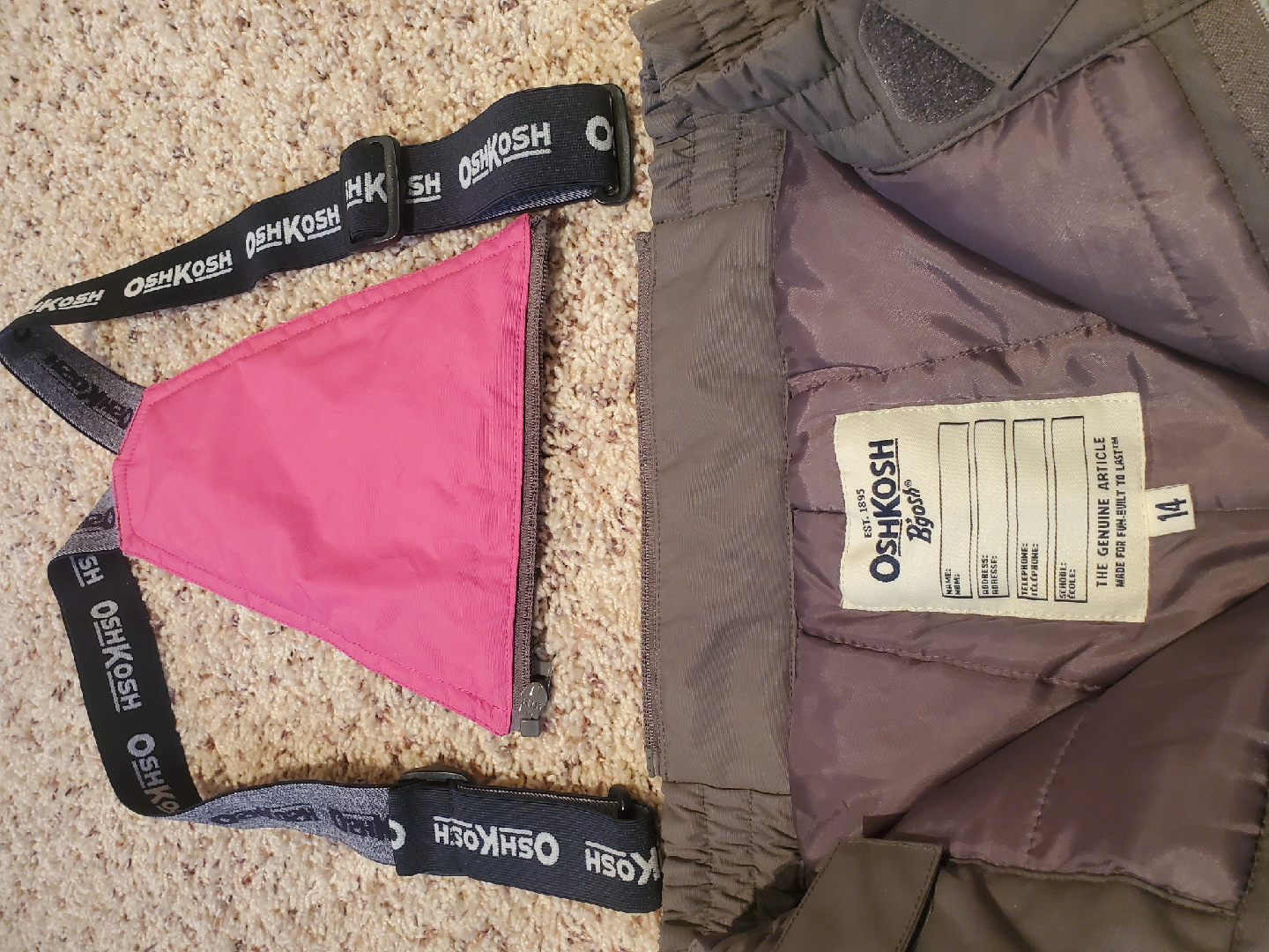 OshKosh B'gosh Snow Pants Size 14 - photo 4