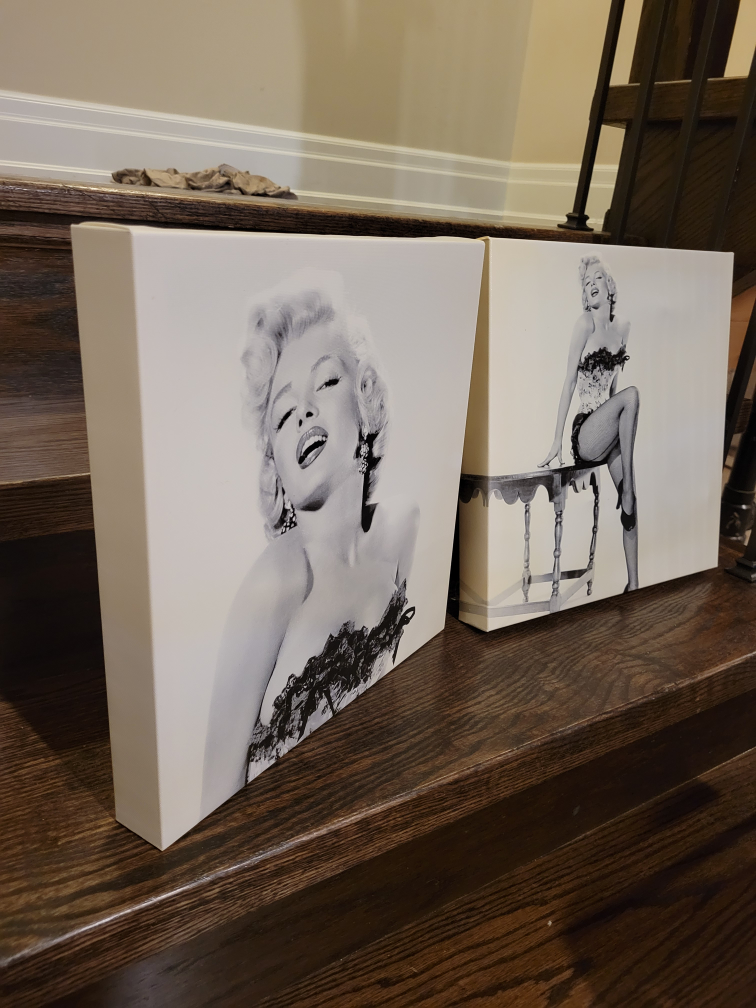 Marilyn Monroe Canvas Art - 14" x 14" - photo 2
