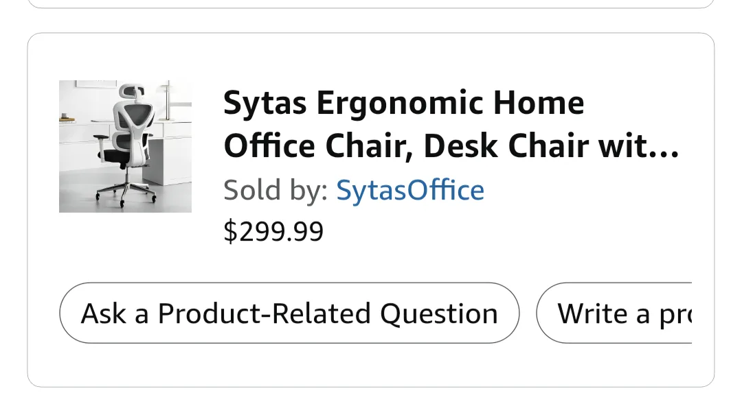Sytas Ergonomic Home Office Chair image indicator(4)