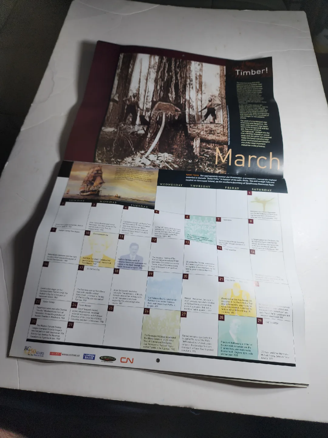 British Columbia 150 Years Calendar image indicator(4)