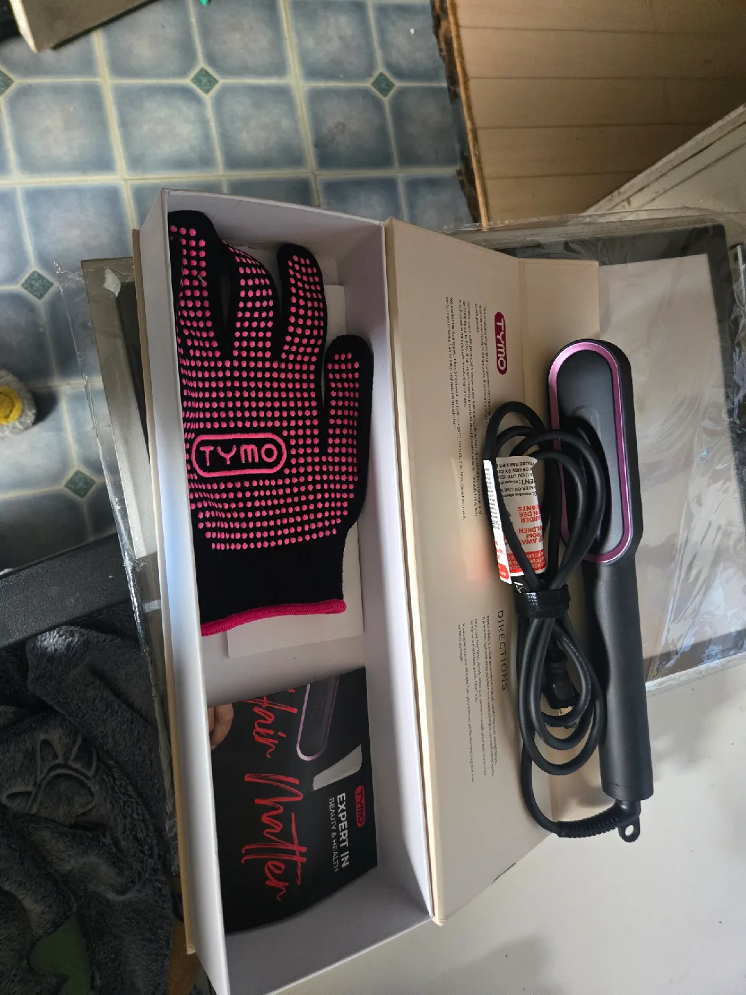 TYMO Ring Hair Straightening Comb image indicator(3)