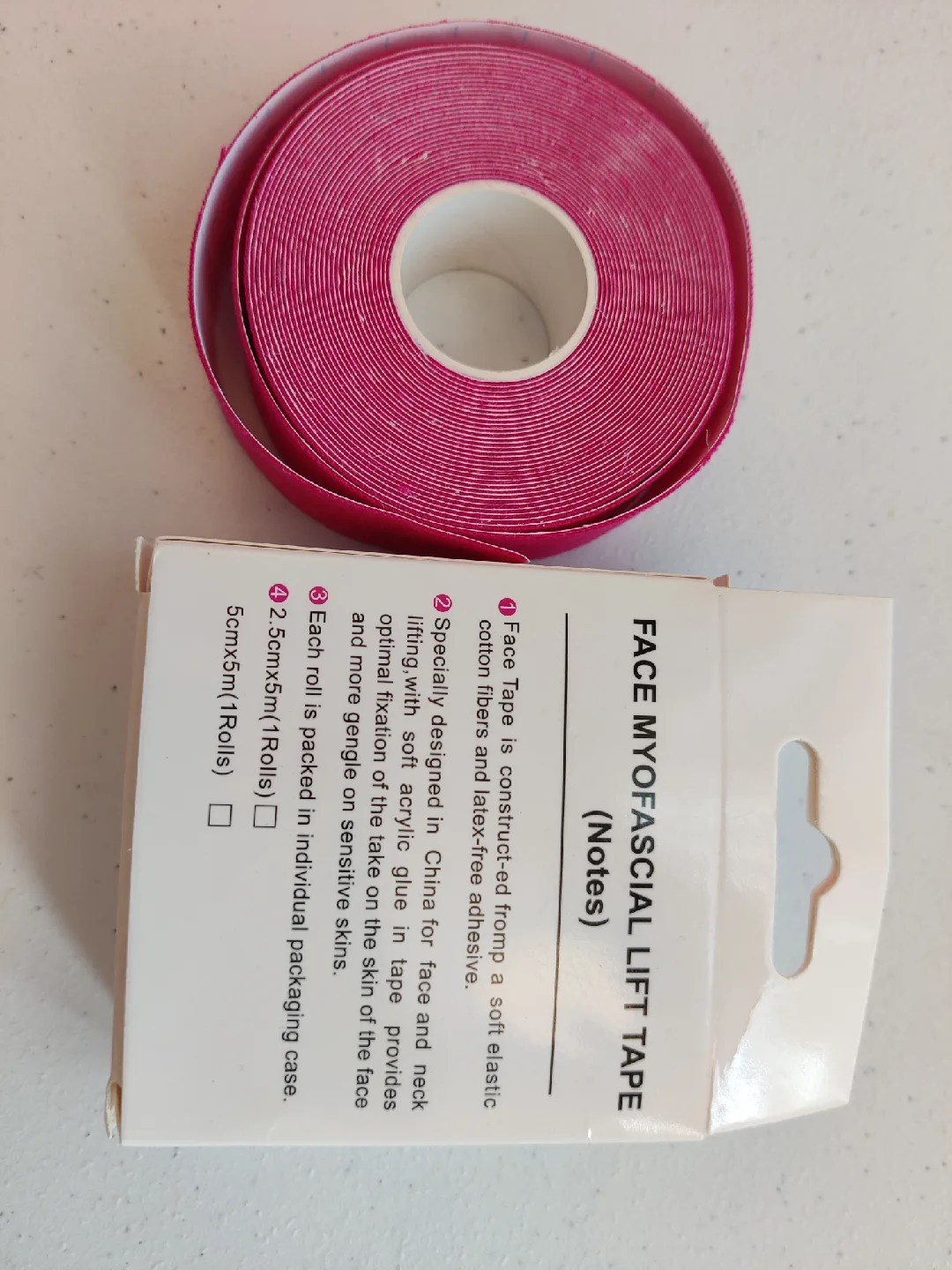 Face Myofascial Lift Tape - Pink image indicator(3)