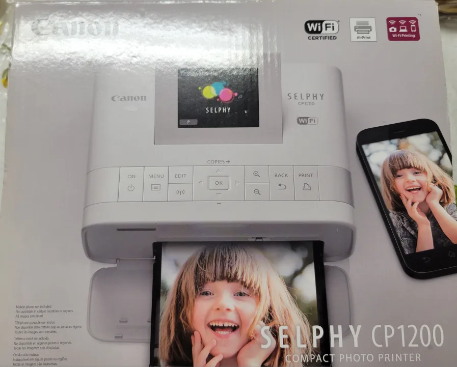 Canon Selphy CP1200 Compact Photo Printer