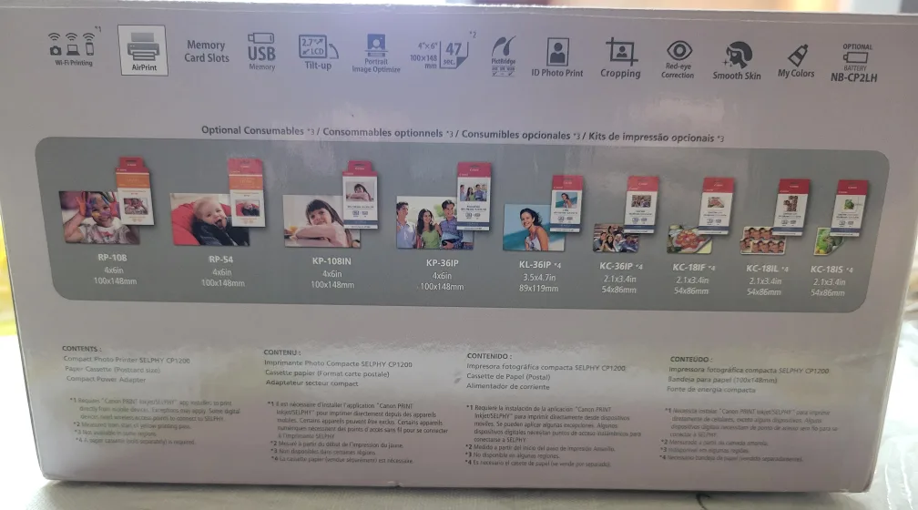 Canon Selphy CP1200 Compact Photo Printer image indicator(2)