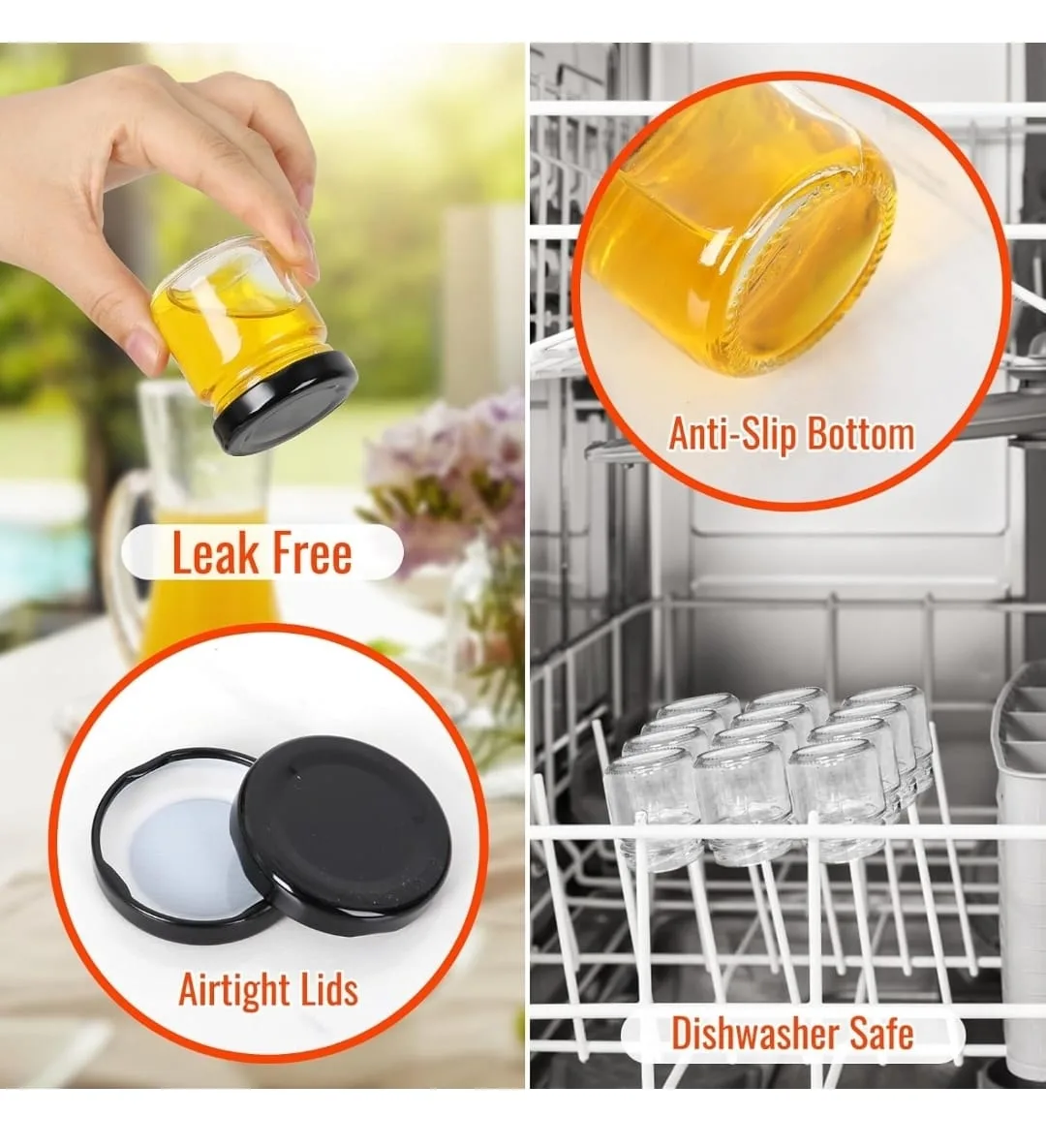 Honey Jars Party Favors with Wooden Dippers image indicator(3)