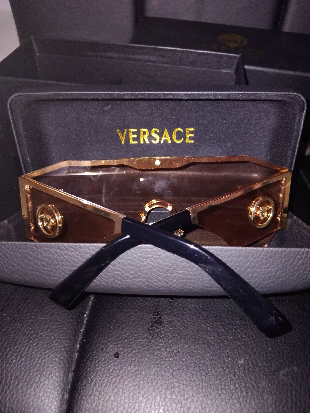 Versace Sunglasses with Case & Box image indicator(2)