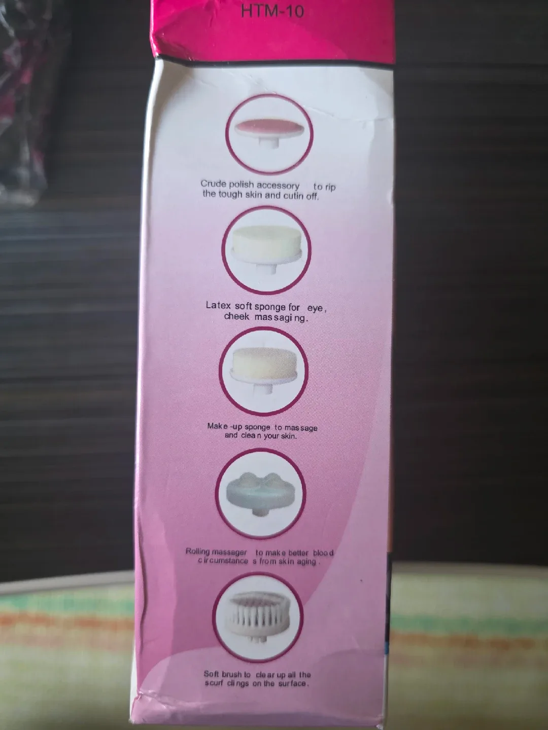 HTC 5 in 1 Beauty Care Massager HTM-10 image indicator(4)