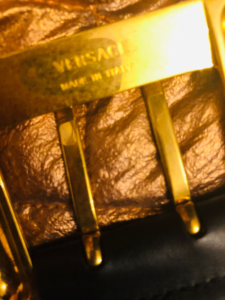 Versace Black & Gold Belt
