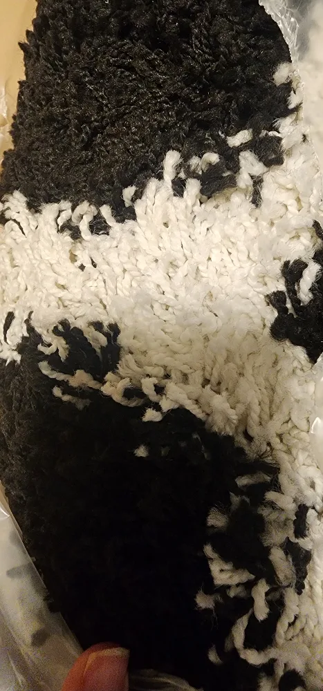 Black and White Patterned Rug 2.44m/3.50m image indicator(4)