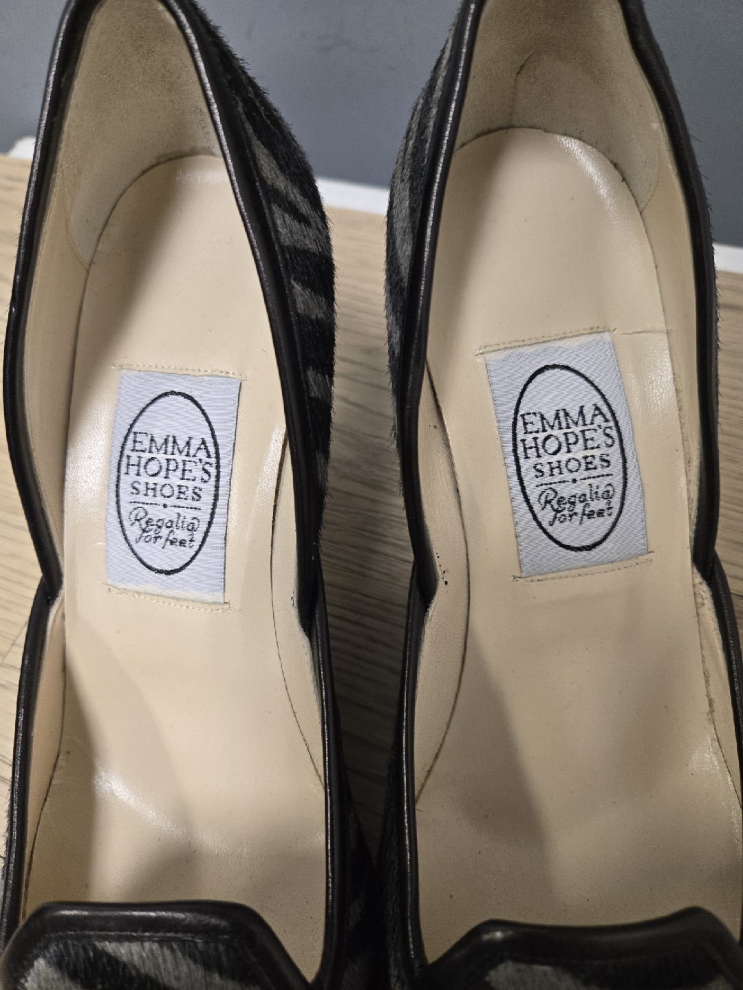 Emma Hope's Shoes Zebra Print Heels - Size 39.5 - photo 2