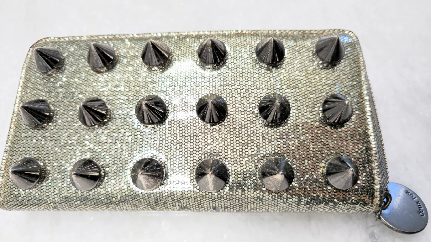 Deux Lux Silver Glitter Wallet image indicator(4)