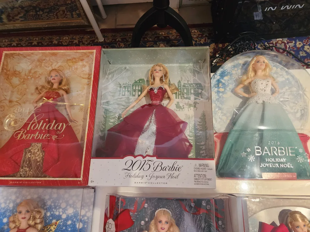 Holiday Barbie Lot 2001-2022 Not Sold Separately image indicator(8)