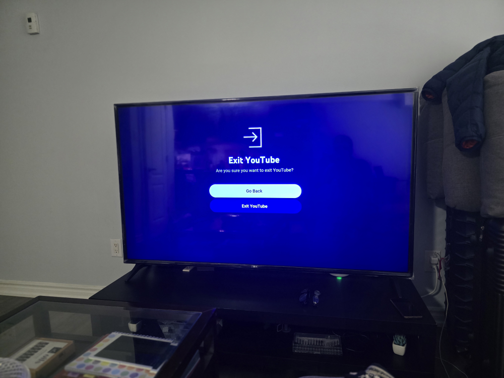 65" inch LG webOS TV UK6090PUA with table - photo 2