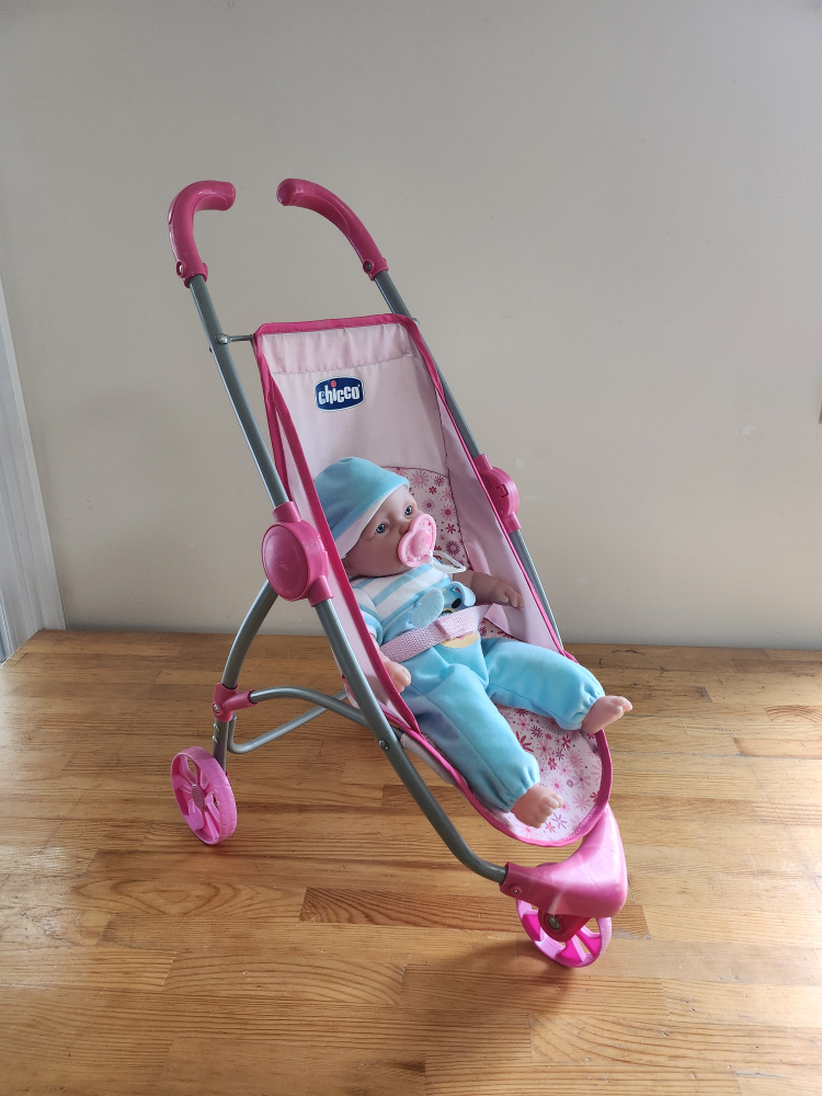 Baby Doll with Stroller