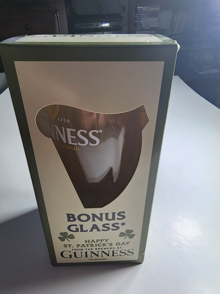 Guinness Bonus Glass - St. Patrick's Day