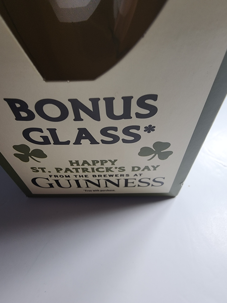 Guinness Bonus Glass - St. Patrick's Day - photo 2