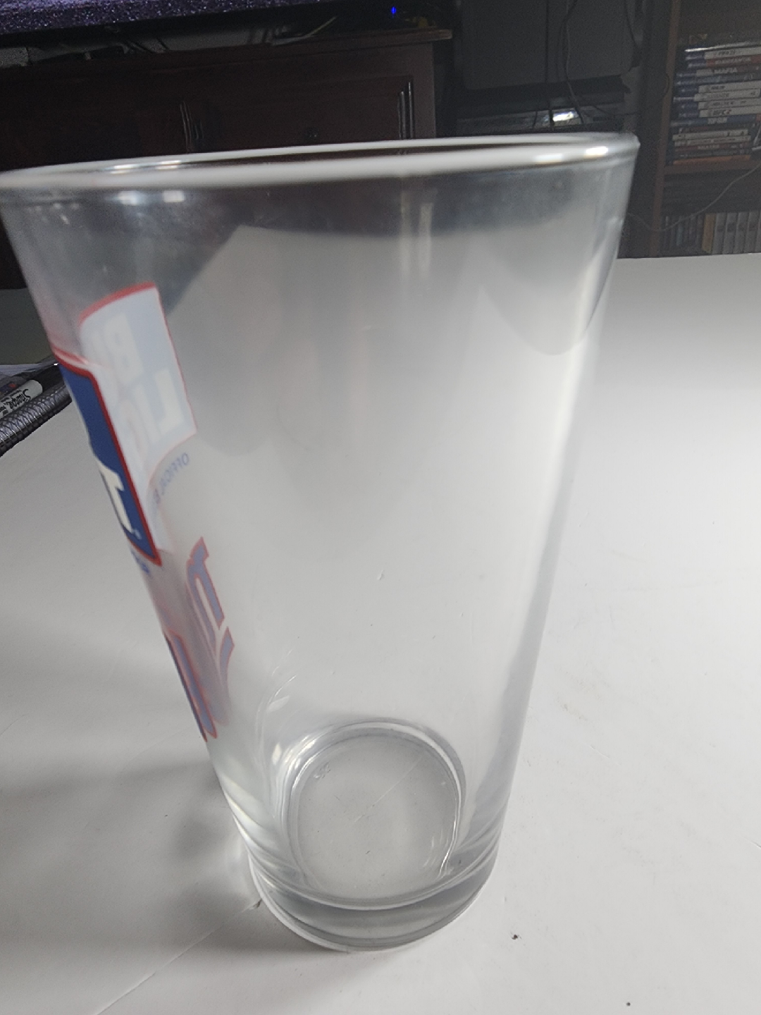 Bud Light NY Giants Pint Glass - photo 3