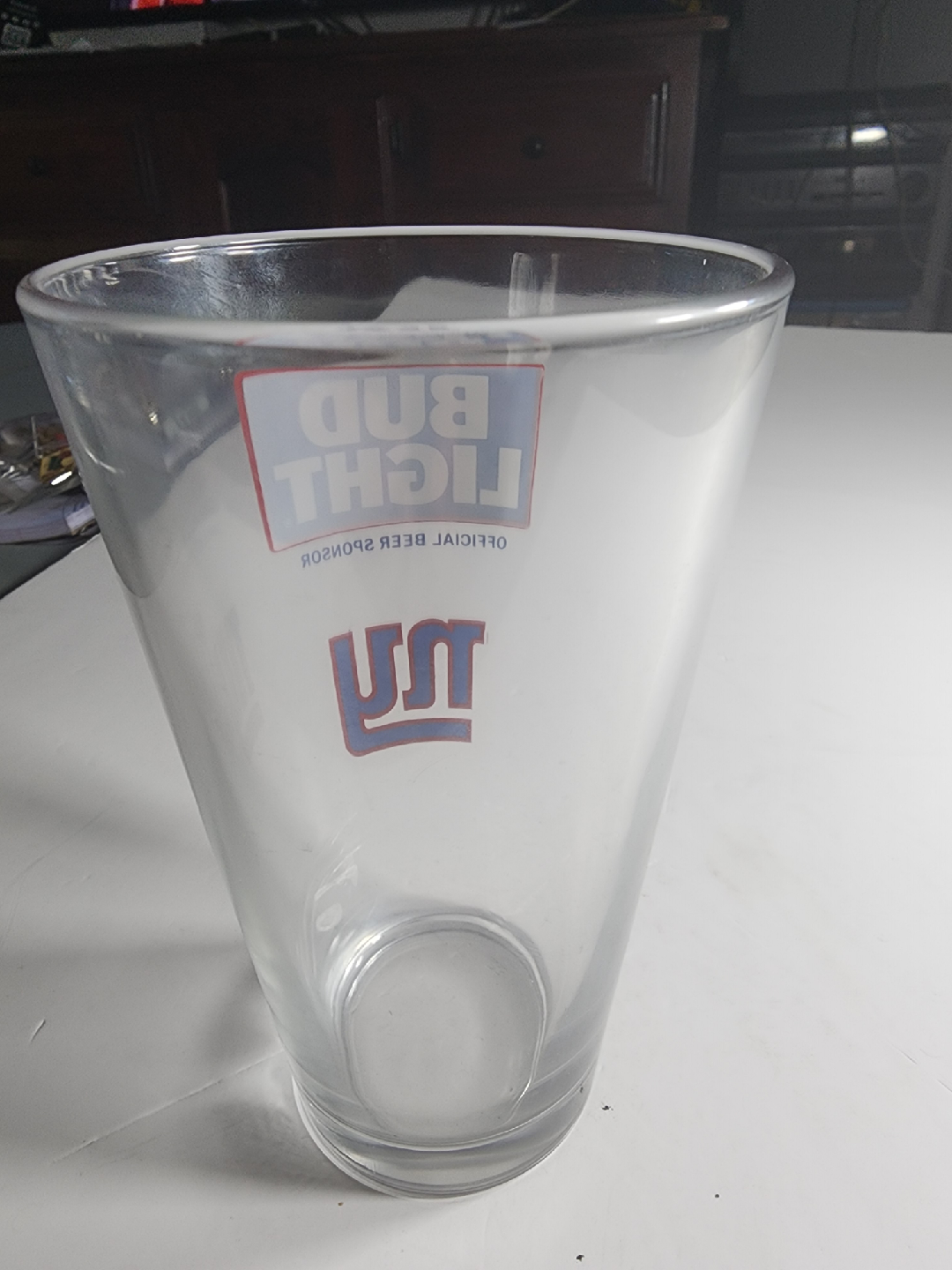 Bud Light NY Giants Pint Glass - photo 4