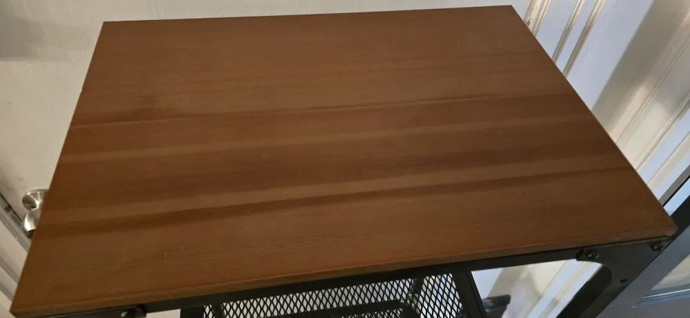 IKEA Fjallbo Shelf Unit - Black/Wood - 20 1/8x53 1/2" image indicator(4)