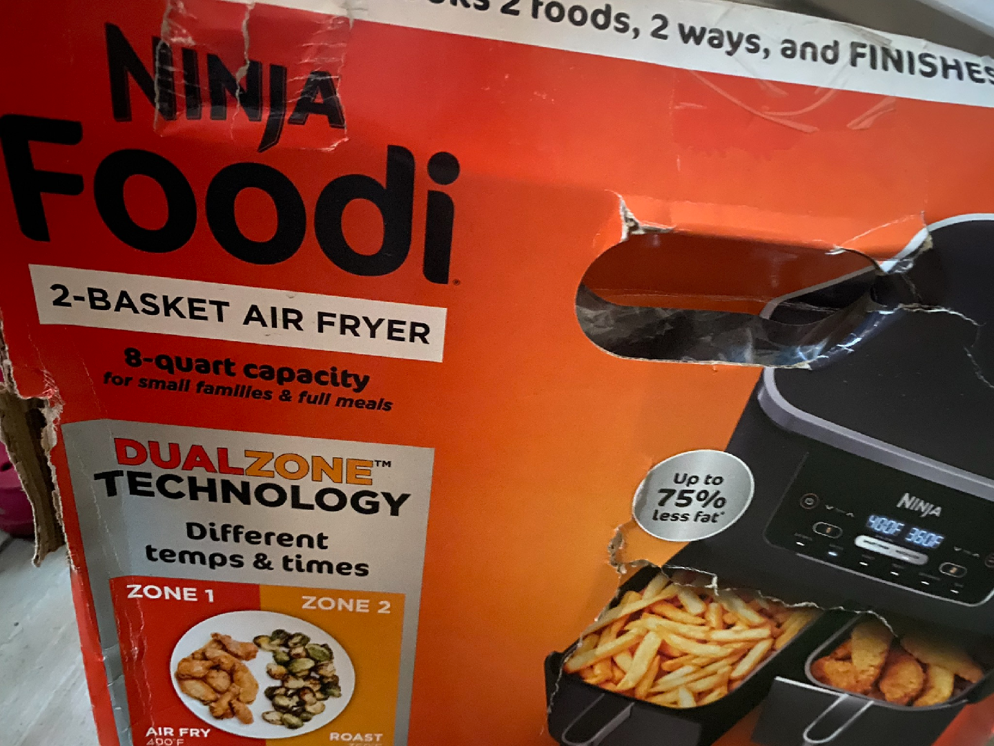Ninja Foodi 2 basket air fryer - photo 5