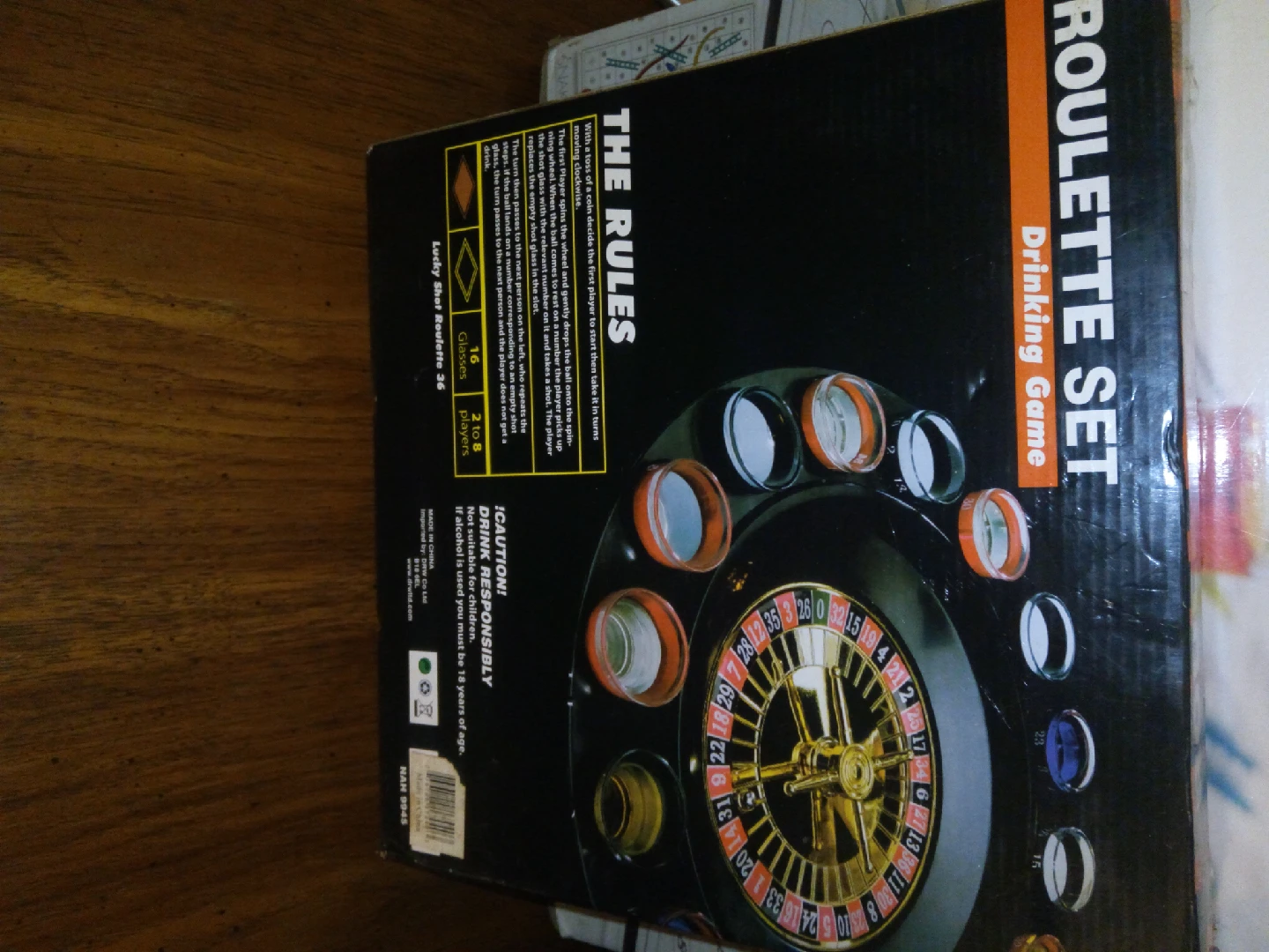 Lucky Shot Roulette Drinking Game