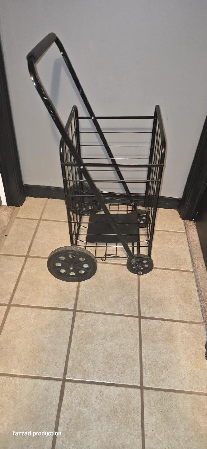 Folding Shopping Cart - Black image indicator(2)