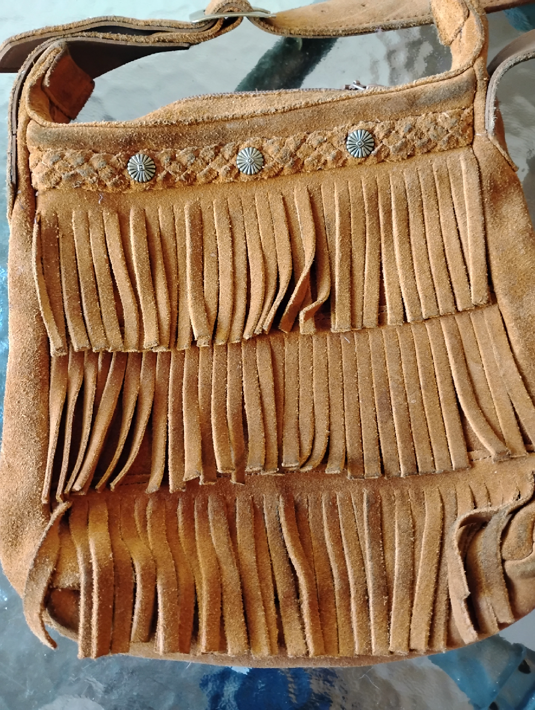 Minnetonka Genuine Leather Fringe Purse