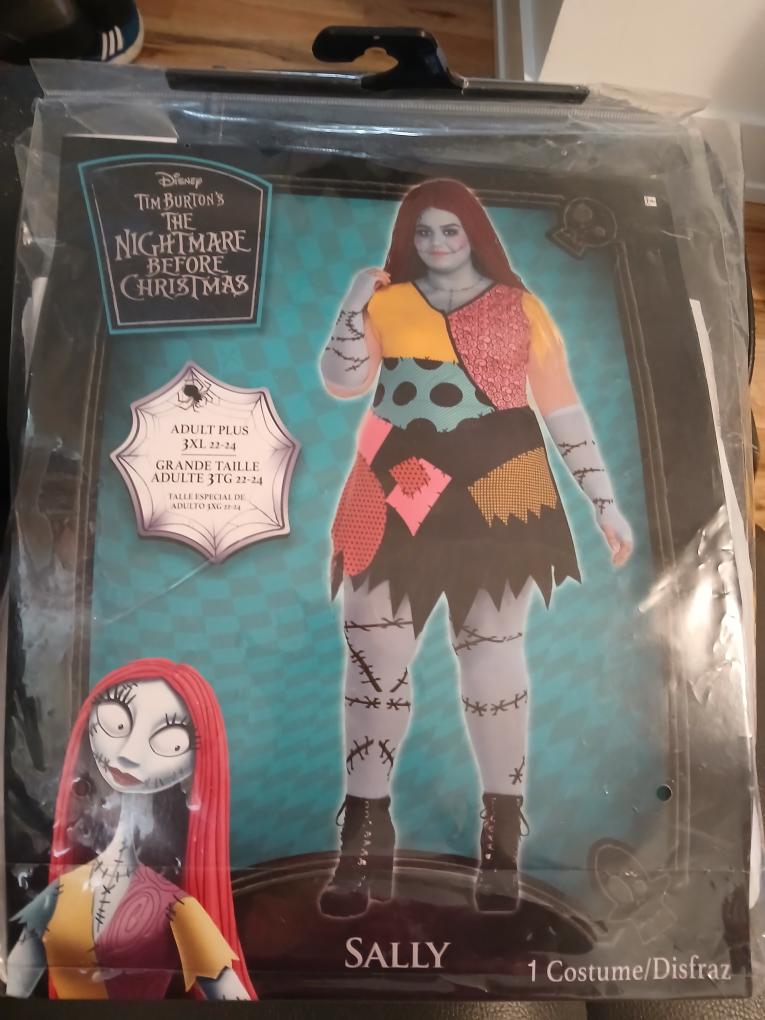 Nightmare Before Christmas Sally Costume - Adult Plus 3XL