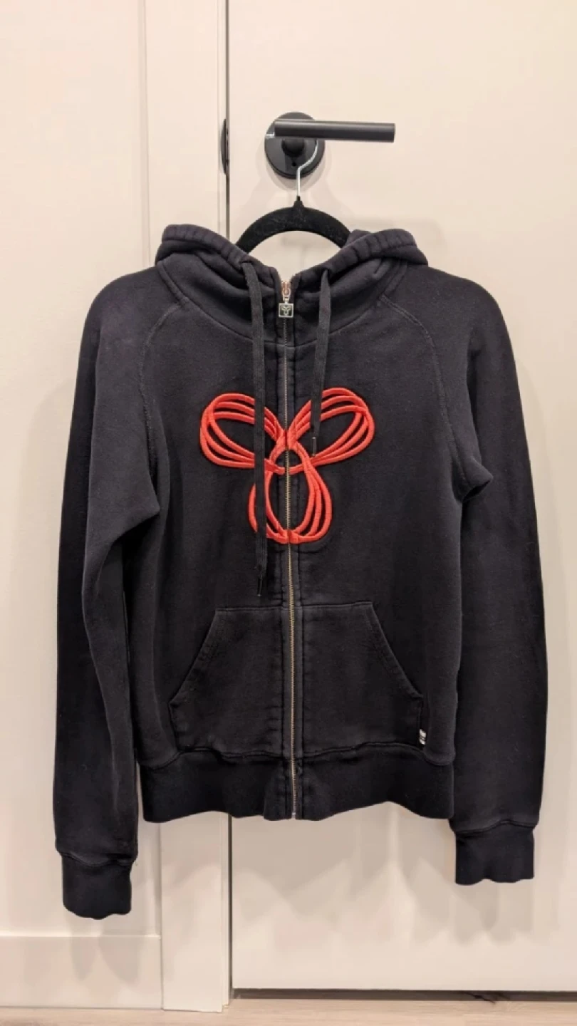 TNA Black Zip-Up Hoodie