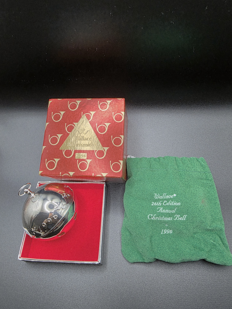 Wallace 26th Edition Annual Christmas Bell 1996