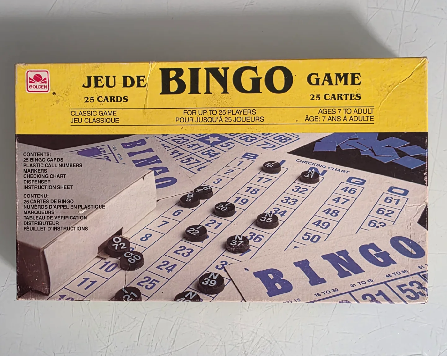 Vintage 1989 Golden Bingo Game Complete thumbnail