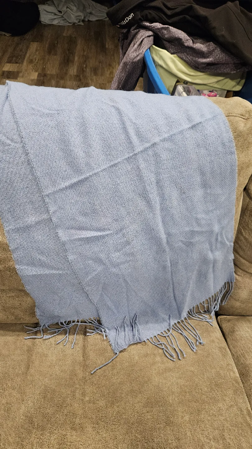 Cristina Chiti Blue Scarf - Made in Italy image indicator(2)