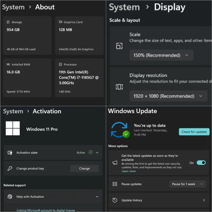 2021 i7 11th 16gb 1TB-SSD Win11Pro Dell Latitude 7420 image indicator(5)