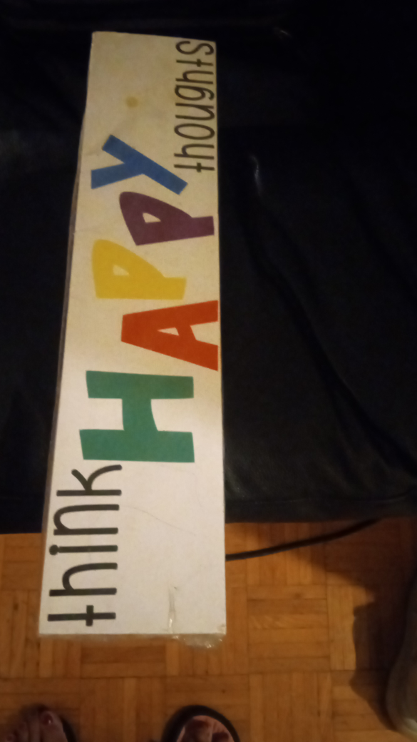 Think Happy Thoughts Decor
