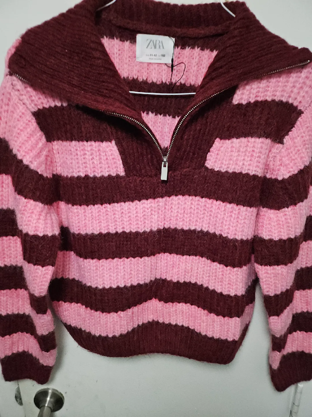 Zara Striped Knit Sweater Size 11-12