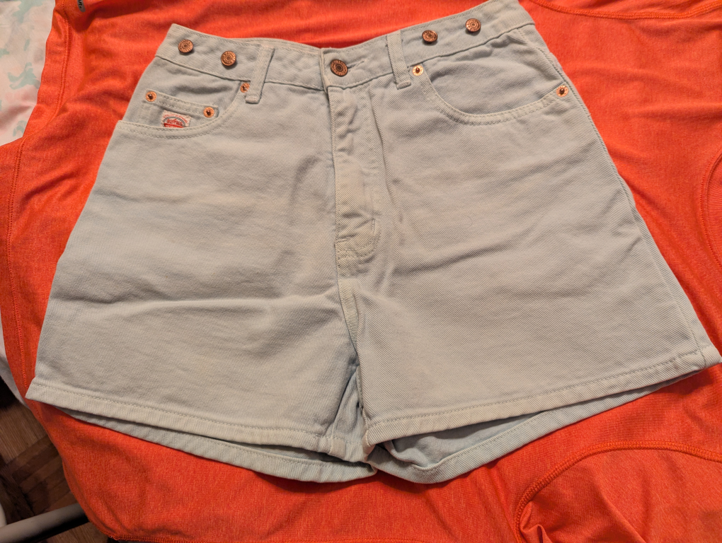 Buffalo De France Denim Jean Shorts, size 27.
