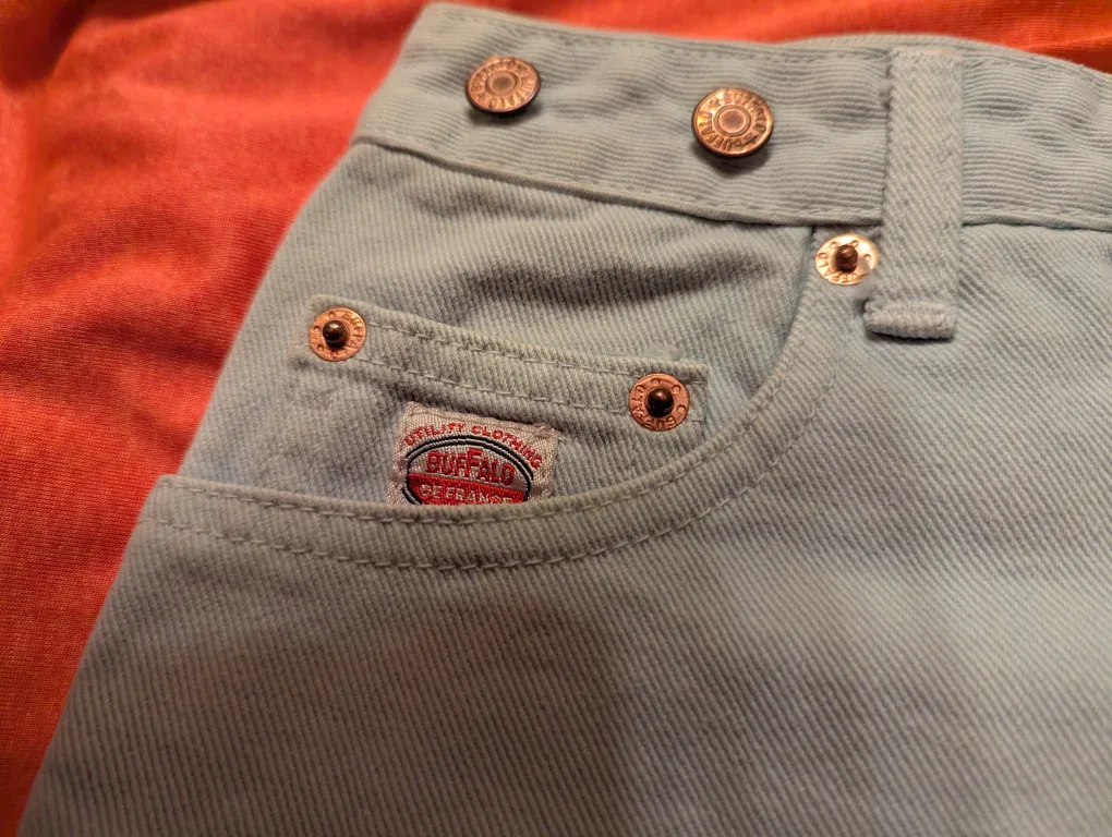 Buffalo De France Denim Jean Shorts, size 27. image indicator(2)