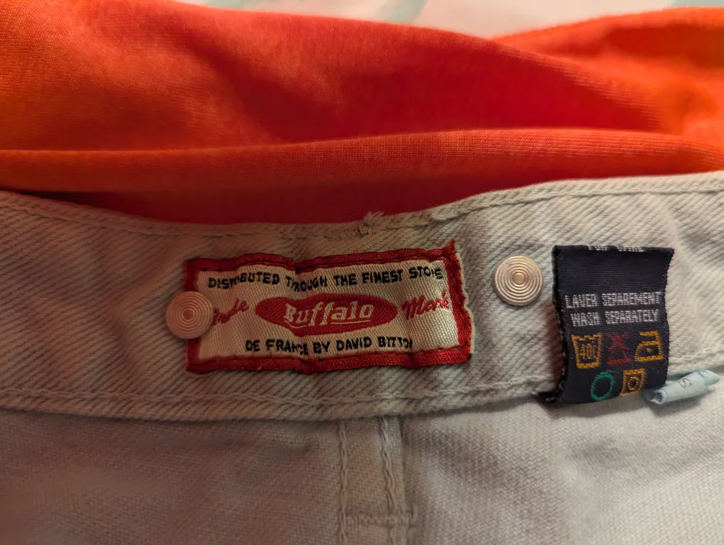 Buffalo De France Denim Jean Shorts, size 27. image indicator(5)