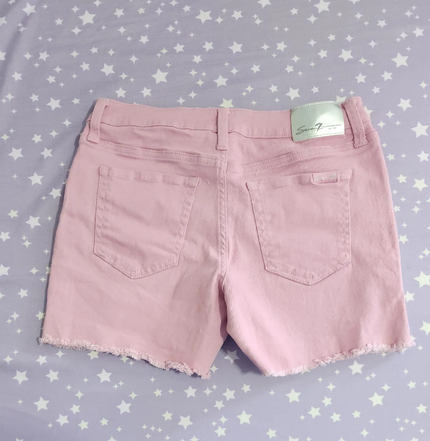 pink denim shorts 🥕 image indicator(2)